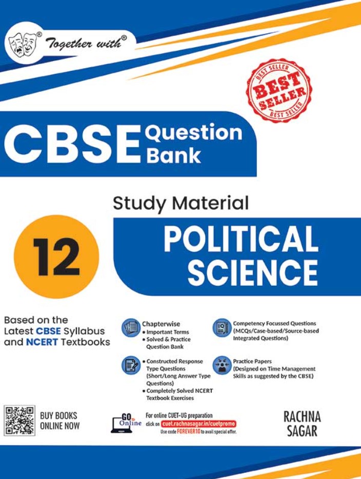Together with CBSE Class 12 Political Science Question Bank or Study Material Exam 2025-2026 (Based on the Latest Syllabus)